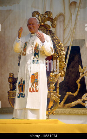 Pope John Paul II Stock Photo