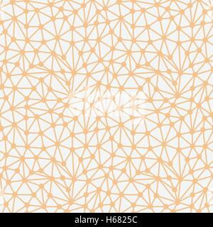 Seamless light background with dots connected with lines. Stock Vector