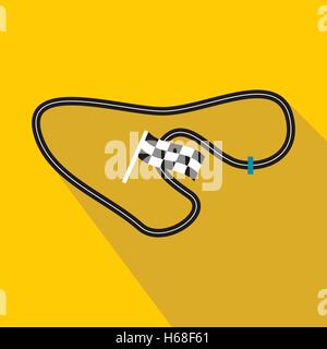 Speedway icon in flat style Stock Vector Image & Art - Alamy