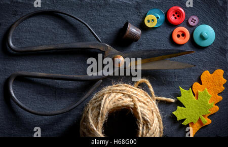 Natural Jute Twine Roll, top view on white wood background. DIY Wrap Gift  Hemp Rope Cord String Roll, supplies and tools for handmade hobby leisure  Stock Photo - Alamy