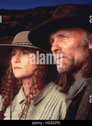 Lassiter - Erbarmungslos und gefährlich, USA 1996 TV Movie aka. Riders of the Purple Sage Director: Charles Haid Actors/Stars: Ed Harris, Amy Madigan, Henry Thomas Stock Photo