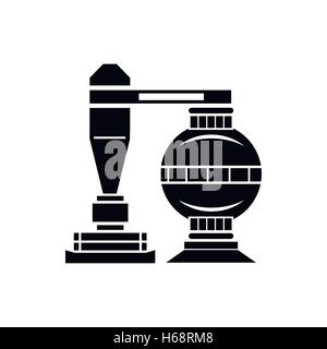 Chemical installation icon, simple style Stock Vector
