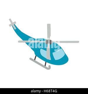 Helicopter icon, isometric 3d style Stock Vector