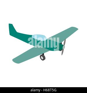 Small plane icon, isometric 3d style Stock Vector