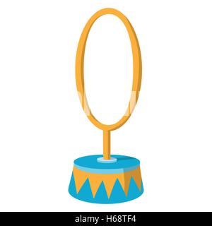 Circus ring cartoon icon Stock Vector