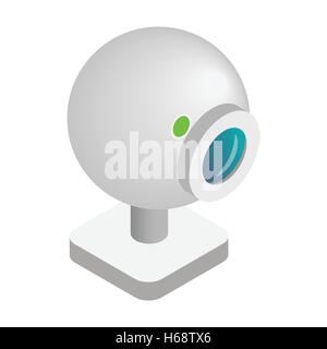 Webcam 3d isometric icon Stock Vector