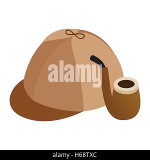 Cap and pipe isometric 3d icon Stock Vector