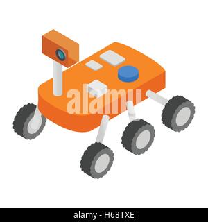 Moonwalker isometric 3d icon Stock Vector