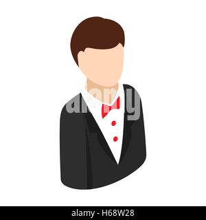 Croupier isometric 3d icon Stock Vector
