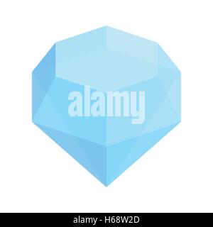 Diamond isometric 3d icon Stock Vector
