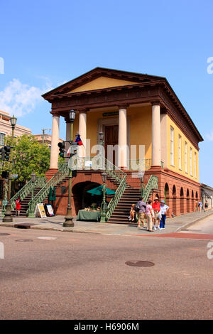 Confederate Museum building on Meeting Street in downtown Charleston, SC Stock Photo