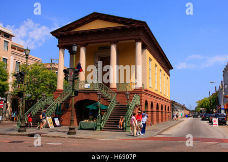 Confederate Museum building on Meeting Street in downtown Charleston, SC Stock Photo