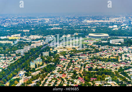 Aerial view of Tashkent in Uzbekistan Stock Photo