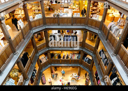 London, UK - August 2, 2016 - Liberty, a luxury department store in the West End of London Stock Photo