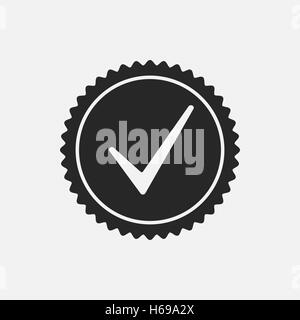 Check Mark Stamp Stock Vector