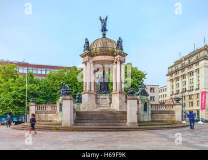 The Victoria Monument in Derby Square, Liverpool city centre, Merseyside, England Stock Photo