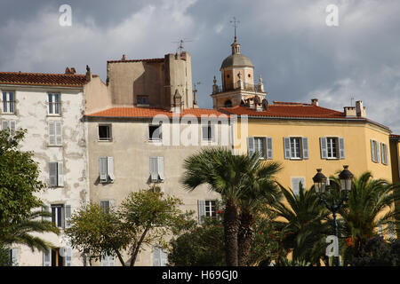 Old buildings of Ajaccio, Corsica Island, France Stock Photo - Alamy