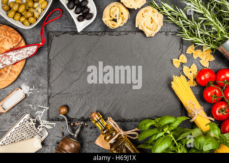 Italian food ingredients Stock Photo