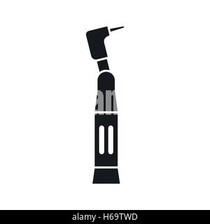 Dental drill icon, simple style Stock Vector