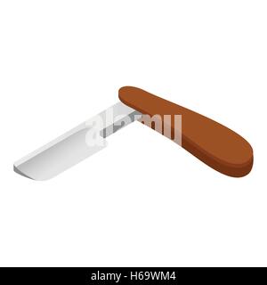 Razor isometric 3d icon Stock Vector
