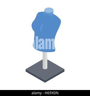 Mannequin isometric 3d icon Stock Vector