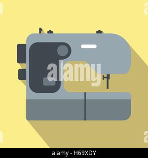 Digital modern sew machine icon. Flat illustration of digital modern ...