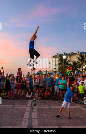 A Juggler Performs At The Sunset Celebration, Mallory Square, Key West