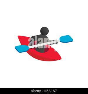 Kayak isometric 3d icon Stock Vector