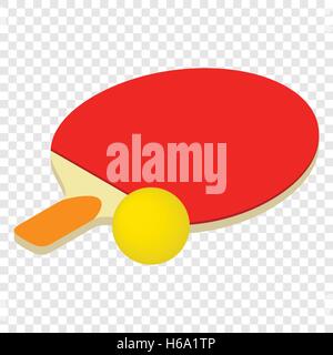 Table tennis isometric 3d icon Stock Vector