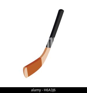 Hockey stick isometric 3d icon Stock Vector