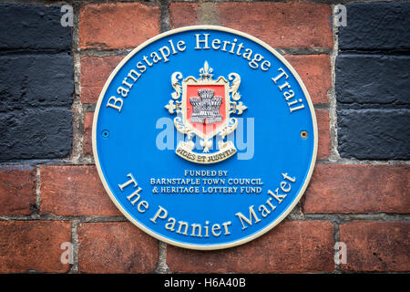 The Pannier Market in Bideford, Devon. Stock Photo