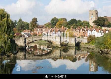 Aylesford Bridge on the River Medway Stock Photo