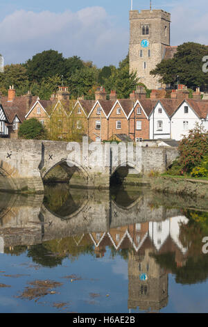 Aylesford Bridge on the River Medway Stock Photo