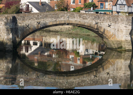 Aylesford Bridge on the River Medway Stock Photo