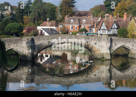 Aylesford Bridge on the River Medway Stock Photo