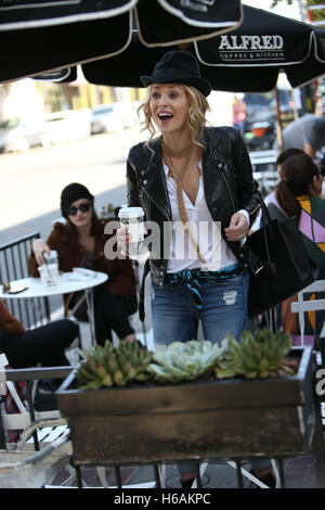 Los Angeles, Ca, USA. 26th Oct, 2016. Sharon Stone seen picking up coffee on Melrose Place in Los Angeles, California on October 26, 2016. Credit:  John Misa/Media Punch/Alamy Live News Stock Photo