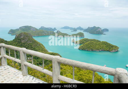 View at Mu Ko Ang Thong National Marine Park in Thailand Stock Photo