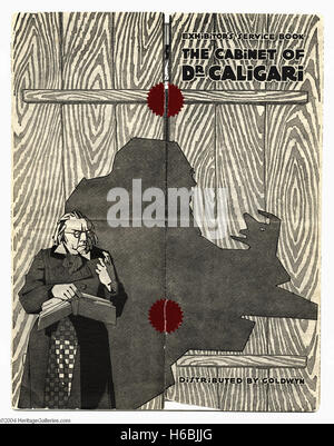 The Cabinet of Dr. Caligari  - Movie Poster - Stock Photo