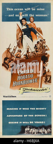 Captain Horatio Hornblower  - Movie Poster - Stock Photo