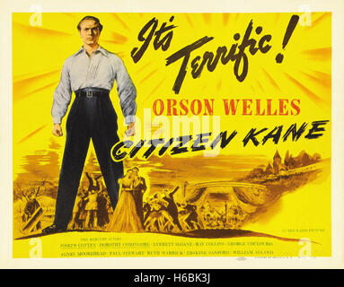 Citizen Kane  - Movie Poster - Stock Photo