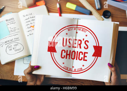 User's Choice Commercial Password Seller Concept Stock Photo