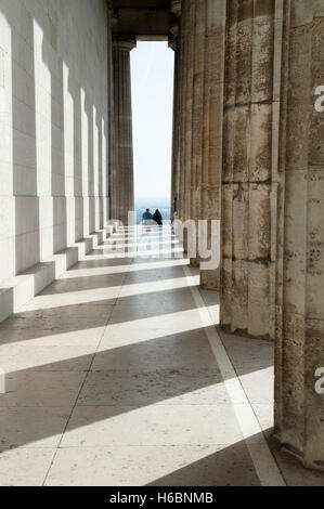 Walhalla memorial, Bavaria, Germany, Europe Stock Photo