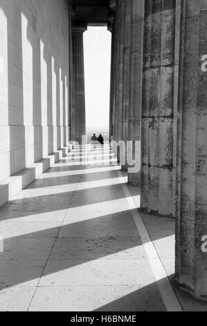 Walhalla memorial, Bavaria, Germany, Europe Stock Photo