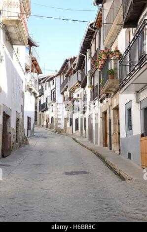 Typical houses. Candelario, Salamanca province, Castilla Leon, Spain 