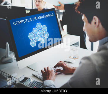 Computer Programming IT Codes Development Concept Stock Photo - Alamy