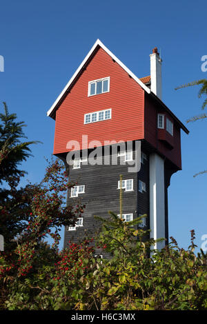 The House in the Clouds, a converted water tower, Thorpeness village, Suffolk England UK Stock Photo