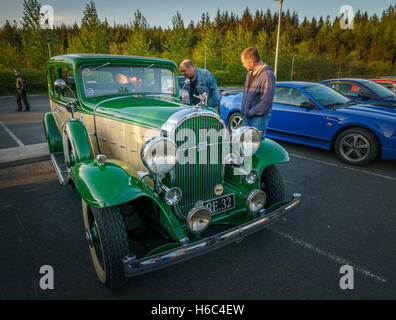 Old Classic Buick Model 60 from 1932,  Reykjavik, Iceland Stock Photo