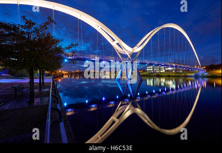 Infinity Bridge, Stockton on Tees UK Stock Photo