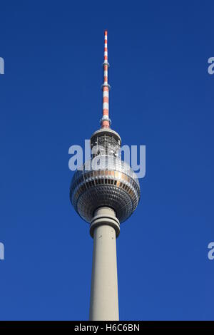 The Fernsehturm, or Television Tower, in Berlin, Germany Stock Photo