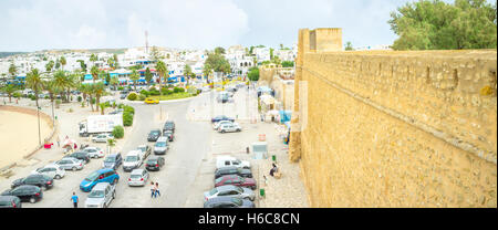 Modern resort locates outside the Medina walls Stock Photo